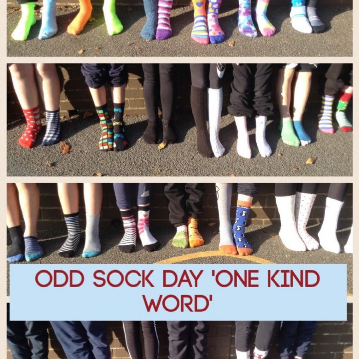 Lytchett Matravers Odd Sock Day for AntiBullying Week